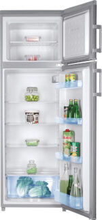 Davoline NPR 163 SILVER NE Ψυγείο Δίπορτο Λευκές Συσκευές 163 36