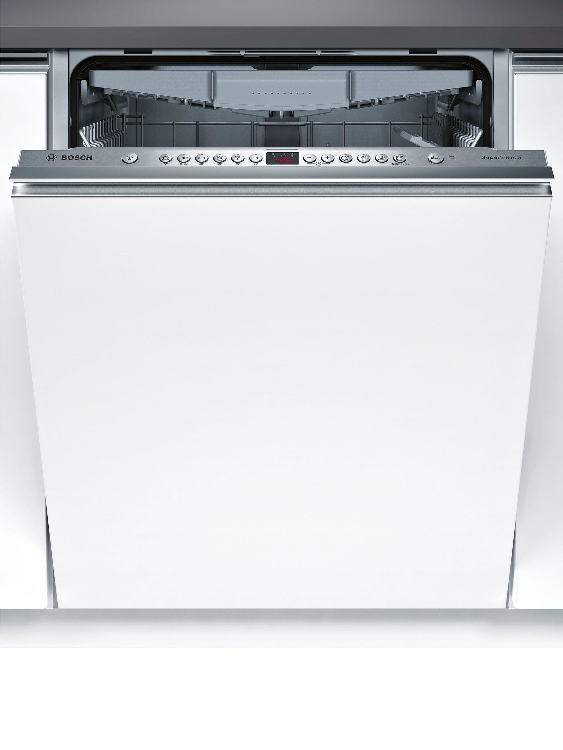 Bosch SMV46KX55E Πλυντήριο Πιάτων 60cm Πλήρως Εντοιχιζόμενο Λευκές Συσκευές 60cm 82