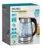 Bruno BRN-0143 Βραστήρας 1.7lt 2200W Γυάλινος Inox Βραστήρες bruno 39